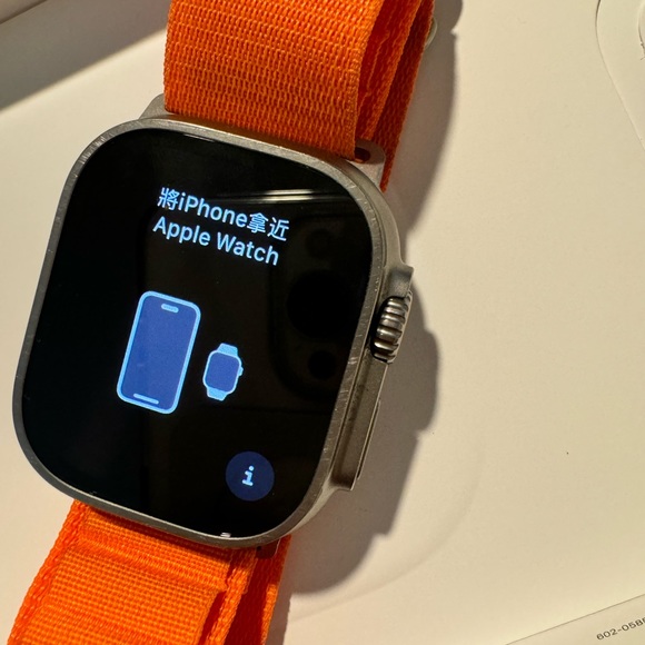 Genuine Apple Watch Ultra GPS + Cellular w/ Box, Charging Cable Excellent! - Picture 1 of 7